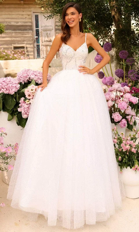 Flash Sales Amarra 94020 - Beaded Fitted Sleeveless Ballgown