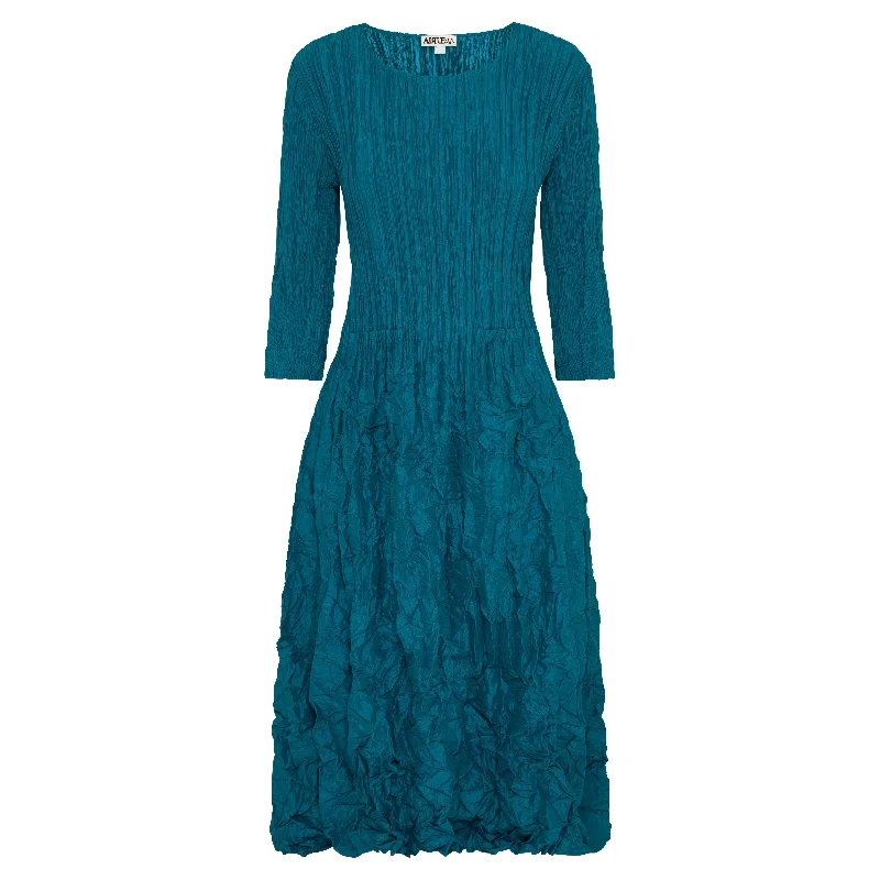 Elegant Style 3/4 Sleeve Smash Pocket Dress - Plain Colours | AW24