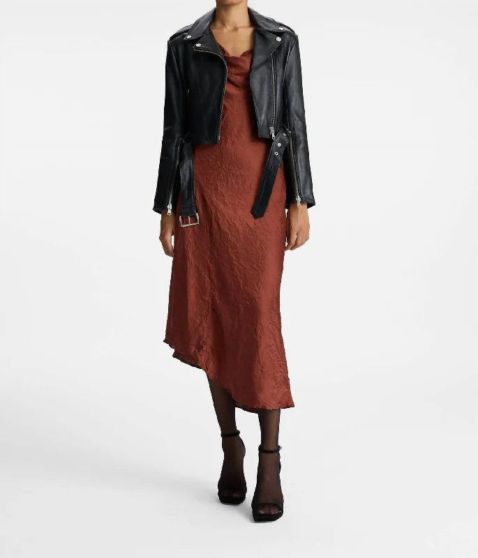 End Of Season Sale Pixie Dress In Burnt Umber