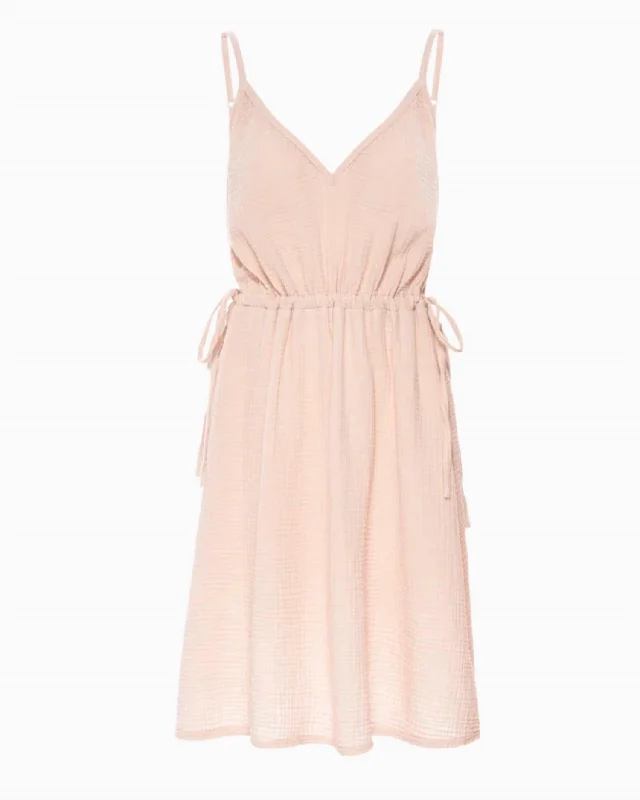 Women's Weekend Outfit Jenessa Side Tie Dress In Frothy