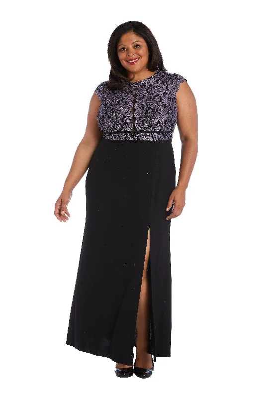 Sale Event, Prices Rock Morgan & Co 12539WM Long Plus Size Formal Dress