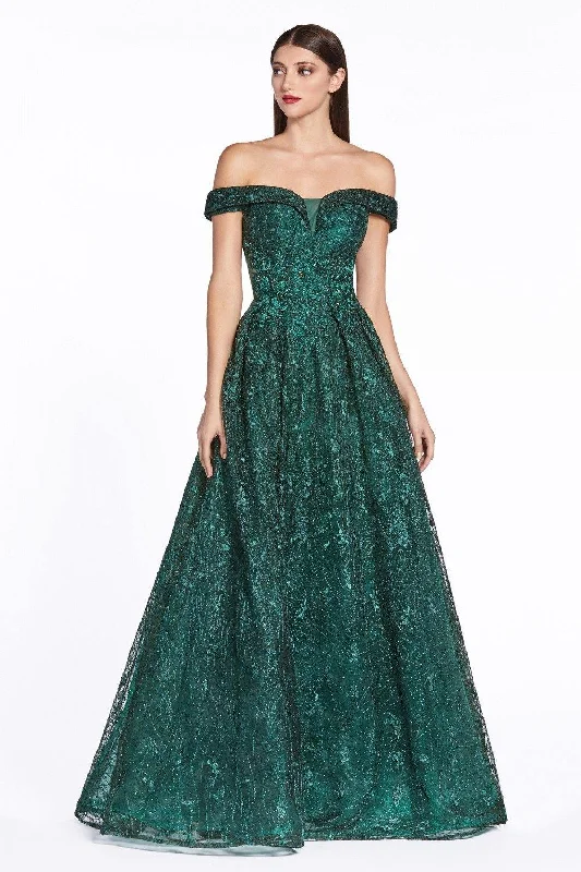 Contemporary Women’s Clothing Cinderella Divine CD38 Long Off Shoulder Ball Gown