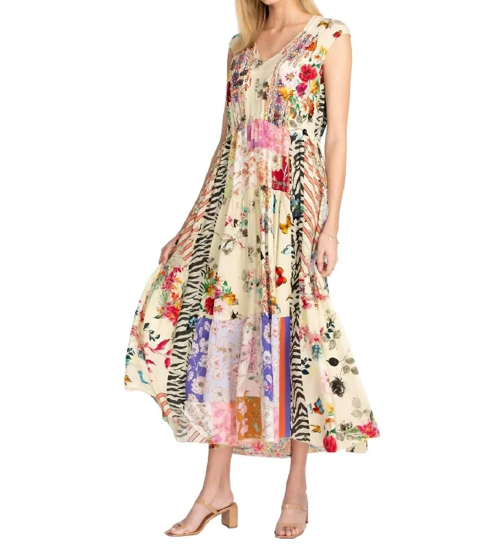 Sophisticated Cut Cosmo Lola Dress In Multi