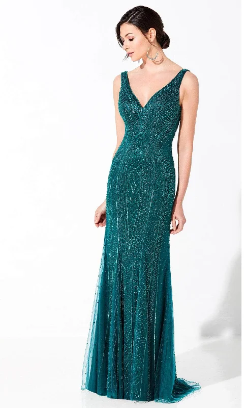 Daily Deals Ivonne D 220D33 - Beaded Tulle Evening Gown