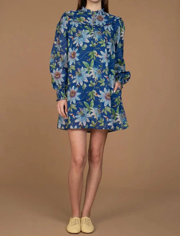 Boho Chic Fashion Ella Dress In Passion Lapis