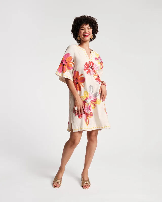 Chic & Cozy Collection Charming Caftan Mini Sun Floral