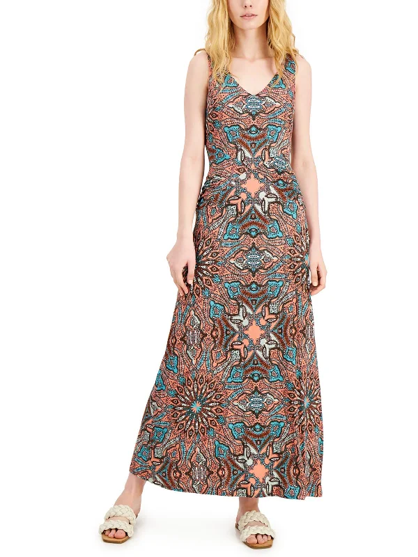 Special Offers You Can't Miss Petites Womens Paisley Double V Sundress