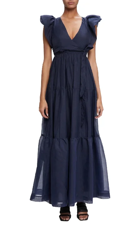 Luxury Women's Clothing Banks Dress In Midnight