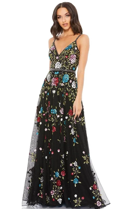 Holiday Attire Sale Mac Duggal - 5400 Floral A-Line Dress