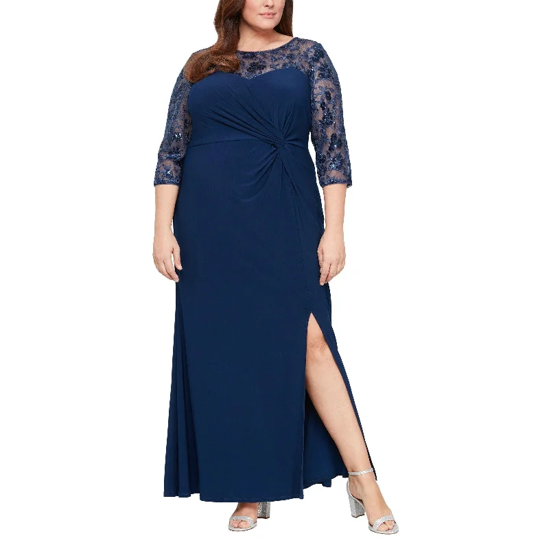 Style Redefined Alex Evenings AE84351605 Long Plus Size Formal Dress