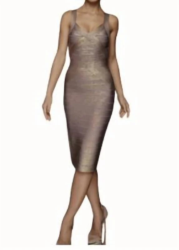 Elegant Attire Cocktail Dress In Pink