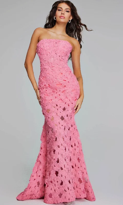 Flash Sale, Don'T Miss Jovani 40744 - Floral Lace Evening Gown