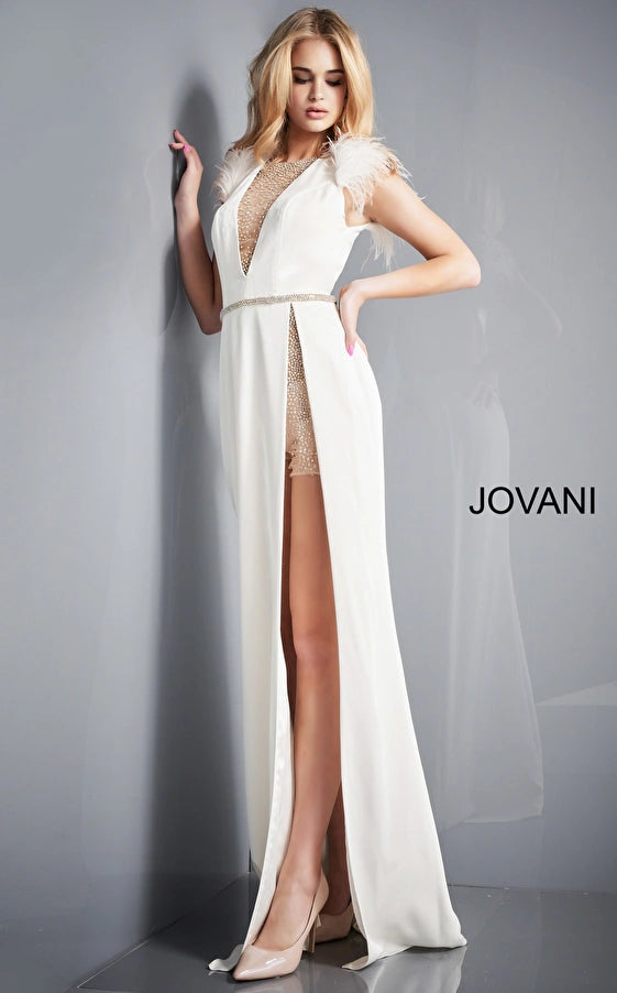 Vintage-Modern Style Offers Jovani 02833 Sexy Long Formal Dress