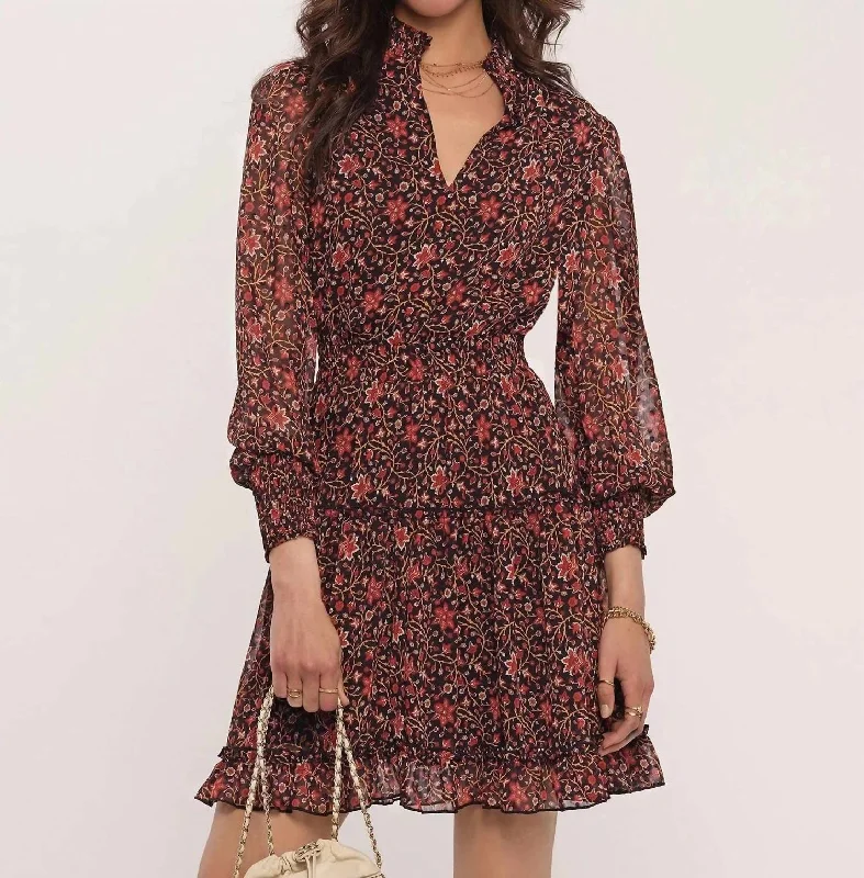 Premium Fashion Celeste Dress In Flourish