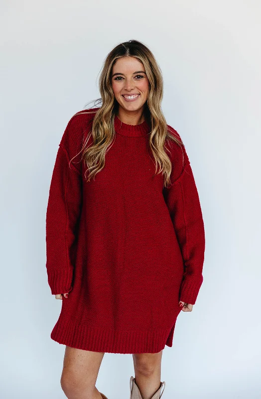 Clothing Store Walker Mini Dress - Red