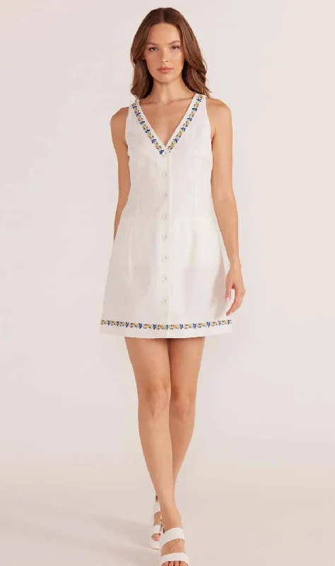 Limited Styles Elini Embroidered Mini Dress