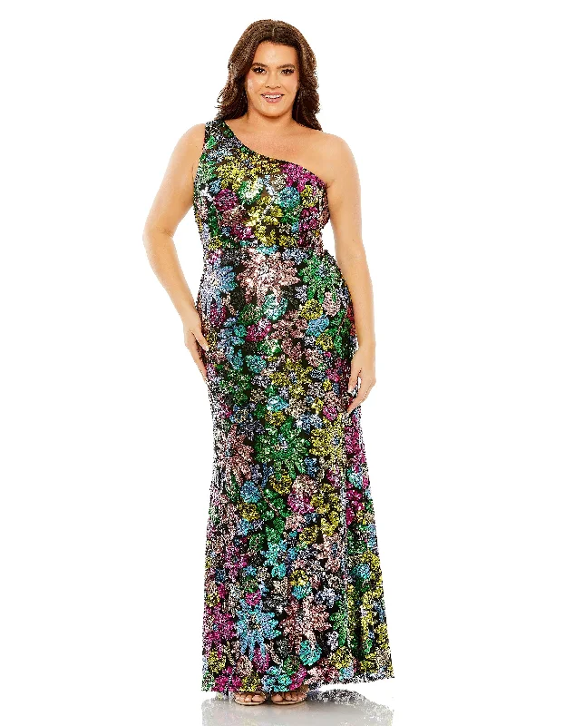 Fashion Deal Mac Duggal 68545 Fabulouss Plus Size Long Formal Dress