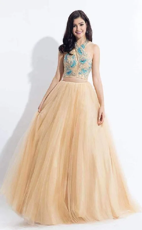 Everyday Fashion Rachel Allan Prom Long Two Piece Ball Gown 6155