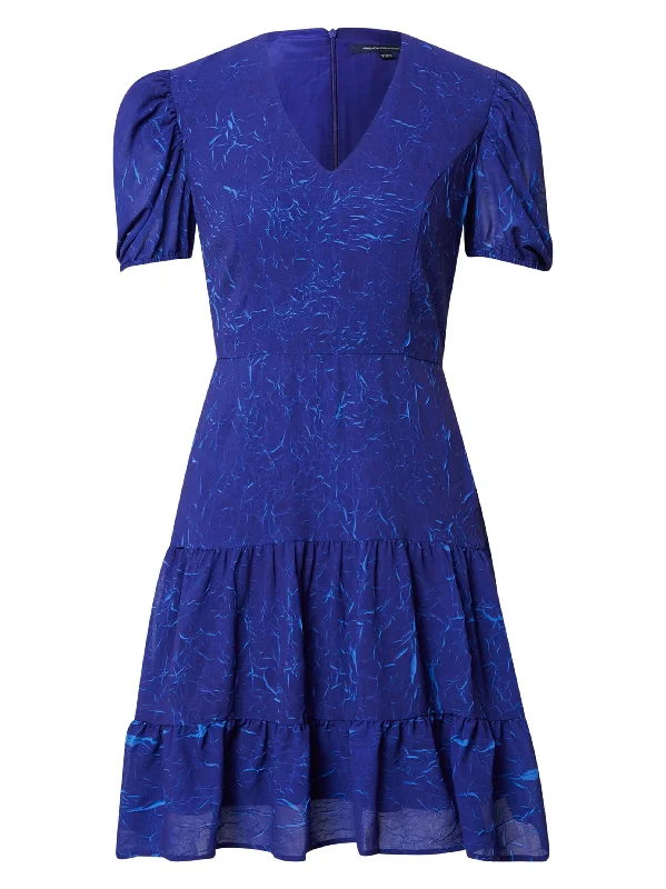 Clearance Event Women's Textured Mini Dress,Blue