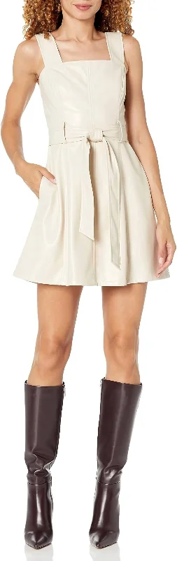 Women's High Street Fashion Atticus Dress In Bone