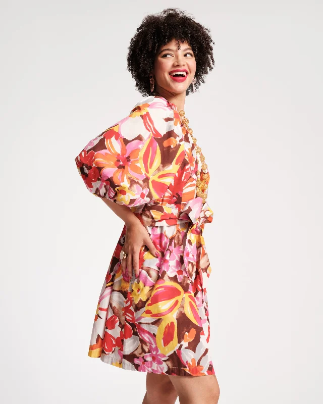 Chic Trend Collection Bliss Mini Dress Sun Floral