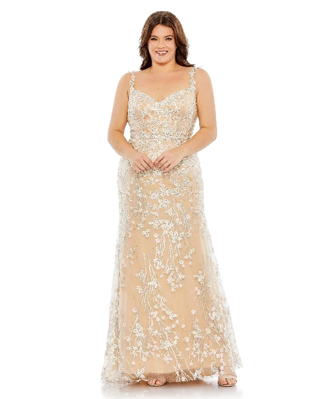 Mega Sale Mac Duggal 68160 Fabulouss Plus Size Long Trumpet Dress