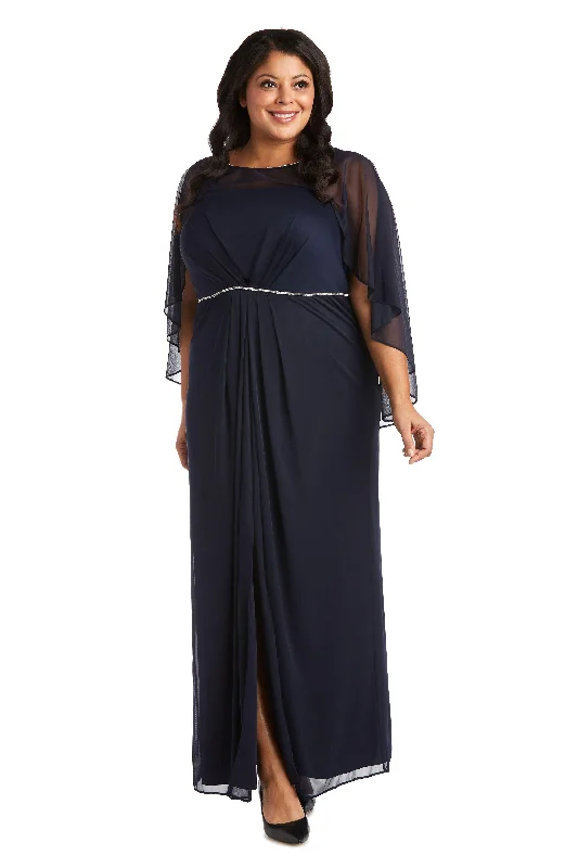 New Arrivals R&M Richards 2461W Long Formal Plus Size Dress