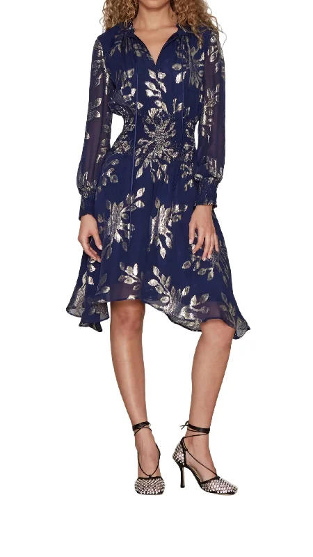 Online Impressions Boutique Rochelle Dress In Navy