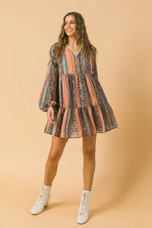 Inspired By You, Designed For You WAIT FOR YOU WOVEN MINI DRESS