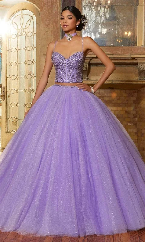 Clearance Sale Online Mori Lee 60154 - Two Piece Embellished Ballgown