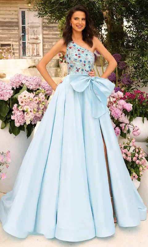 Top Deals Amarra 94041 - Beaded One-Sleeve Ballgown