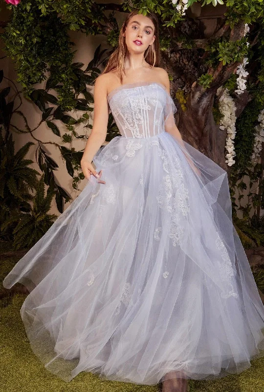 Fall Sale, Prices Drop Andrea & Leo A1050 Strapless A Line Tulle Ball Gown