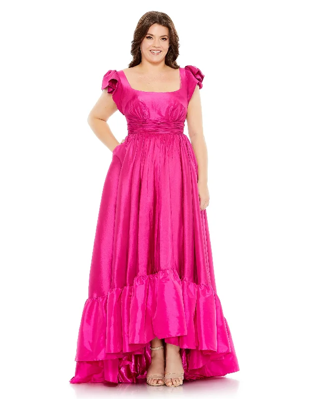 Weekend Exclusive Mac Duggal 68150 Fabulouss High Low Plus Size Dress