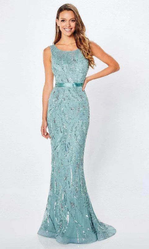 Premium Fashion Montage by Mon Cheri - 221965 Sleeveless Beaded Evening Gown