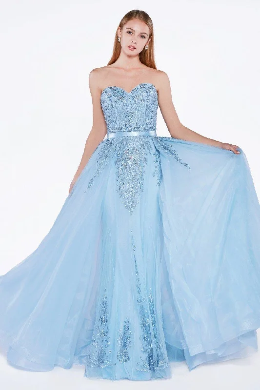 Premium Style Offers Cinderella Divine A5081 Long Prom Dress Evening Gown