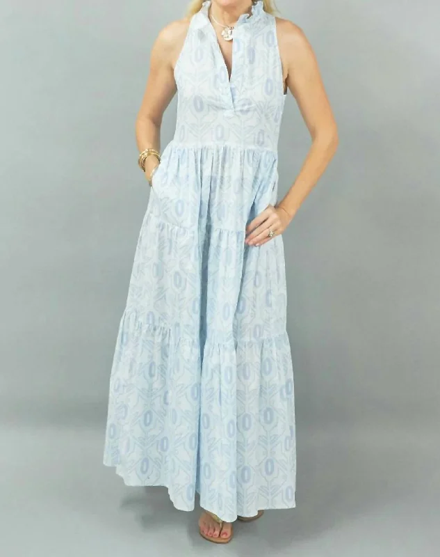 Trending Items Birdie Dress In Larkin Seafoam
