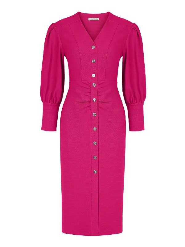 End-Of-Week Price Drops V-Neck Pencil Dress