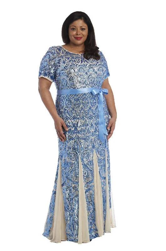 Gift Ideas R&M Richards 5048W Long Formal Plus Size Dress