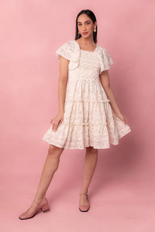 Fashion Essentials Madison Dress in Eyelet Floral - FINAL SALE