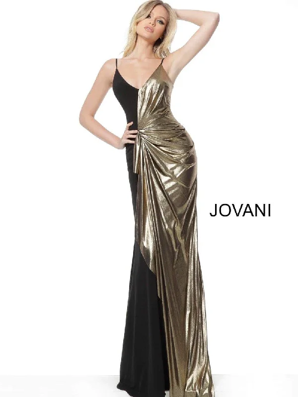 Budget-Friendly Fashion Jovani 1700 Long Two Tone Prom Dress