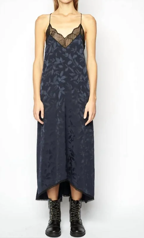 Boutique Styles Risty Jac Ikat Dress In Encre