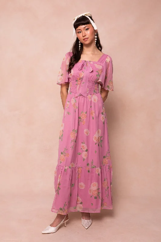 Special Offer Emmaline Dress in Pink Floral