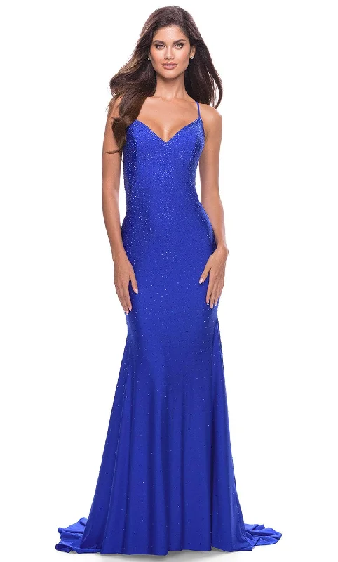 Browse Our Top Products La Femme 31279 - Sleeveless Jersey Prom Gown