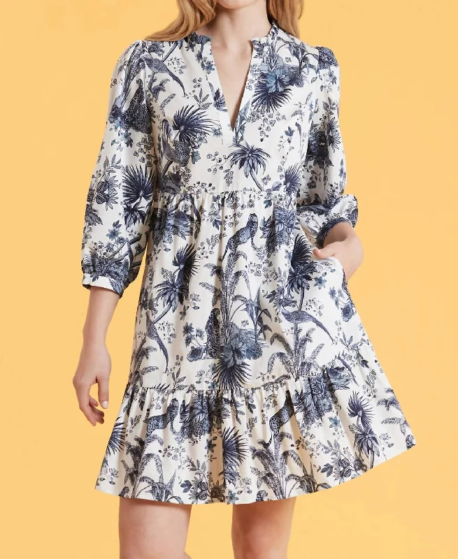 Latest Trends Karlie Cotton Toile Dress In Mu