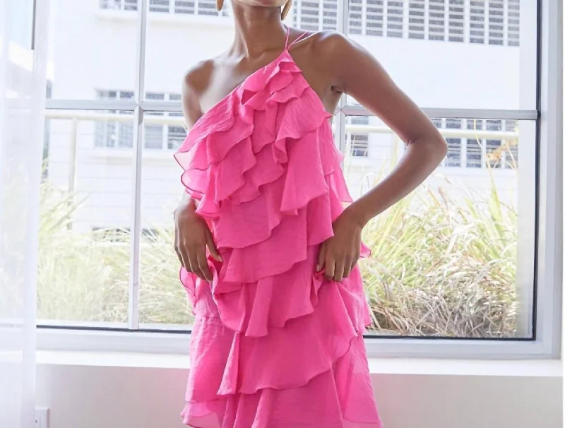 Embrace New Fashion Posie Dress In Pink