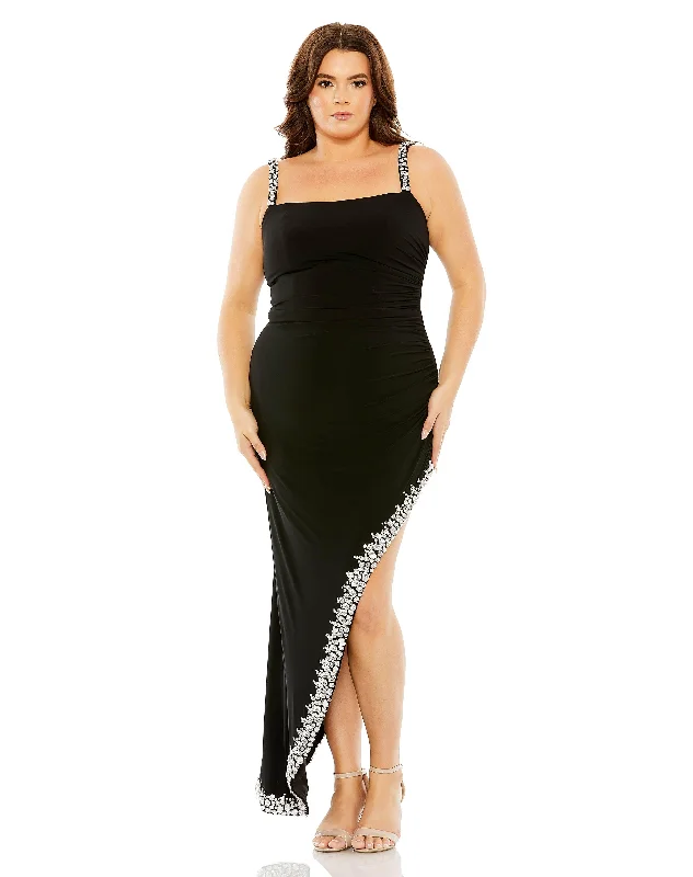 End Of Season Sale Mac Duggal 76994 Fabulouss Plus Size High Low Dress