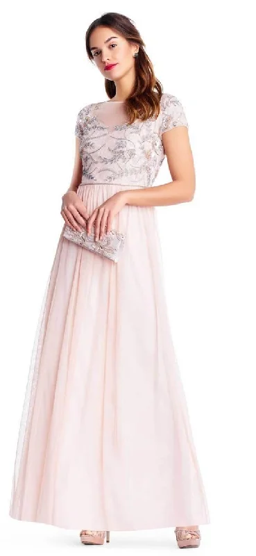 Trend Forward Women's Wear Adrianna Papell AP1E202874 Mother of the Bride Long Formal Gown
