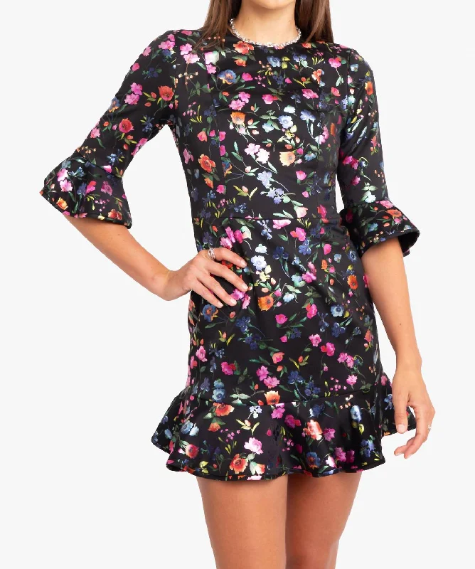 Versatile Wardrobe Essentials Brooklynn Dress In Prism Bloom