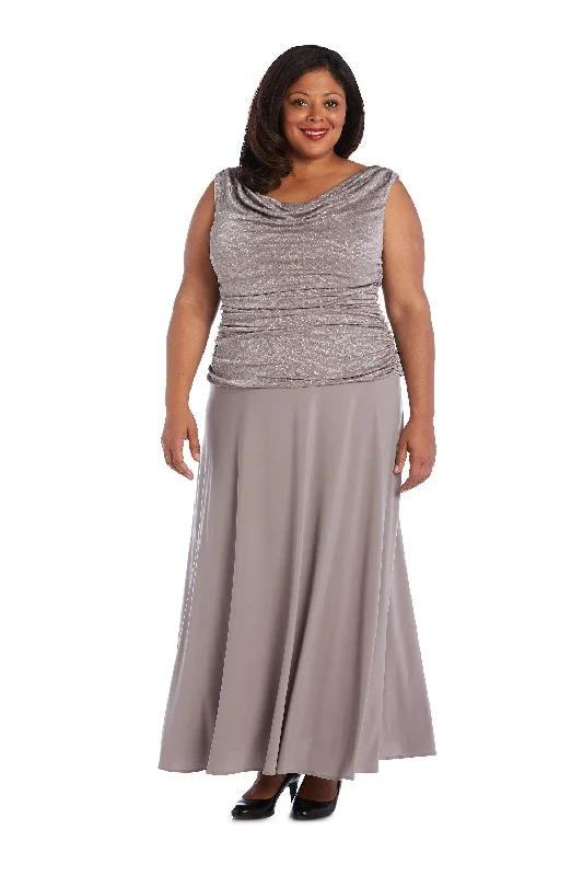 Popular Collection R&M Richards 3629W Long Plus Size Formal Dress