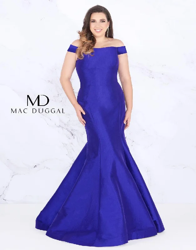 Trendy Fashion Sale Mac Duggal Long Plus Size Prom Dress